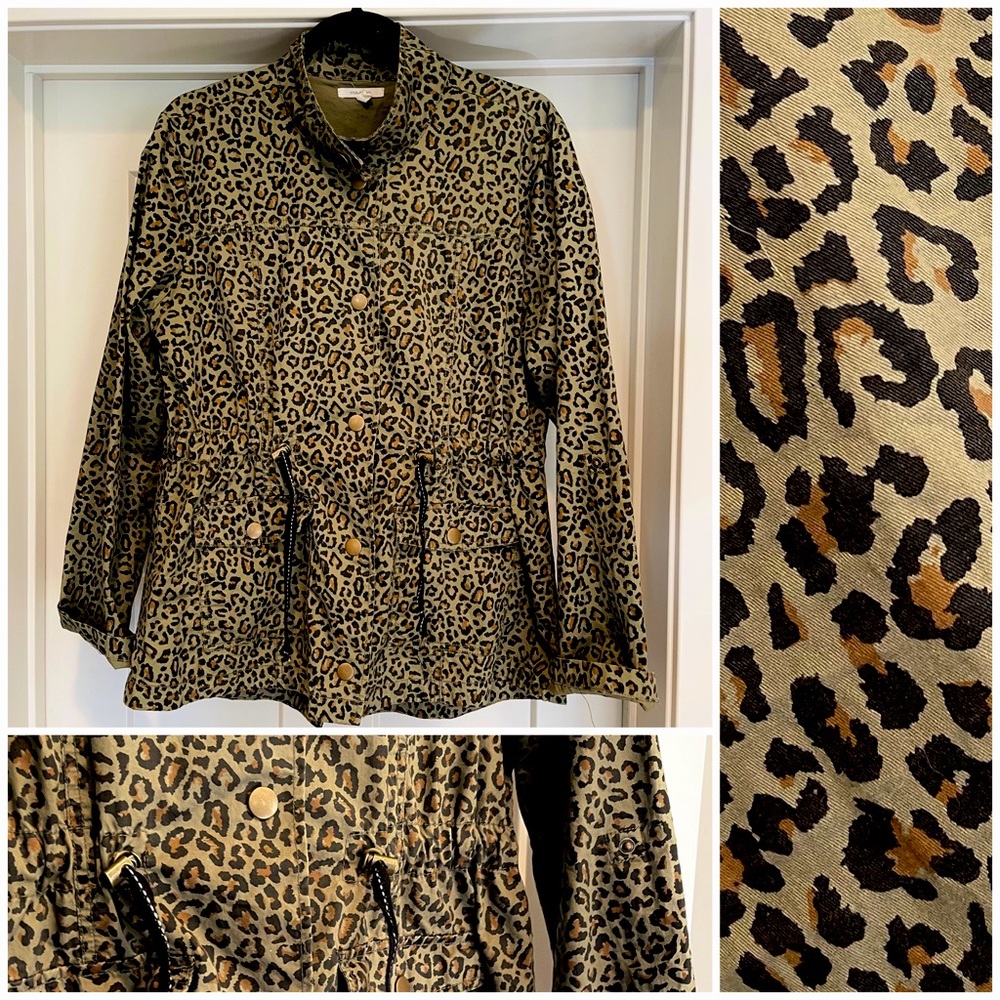 Maurice’s | Olive Leopard Cinch Waist Jacket